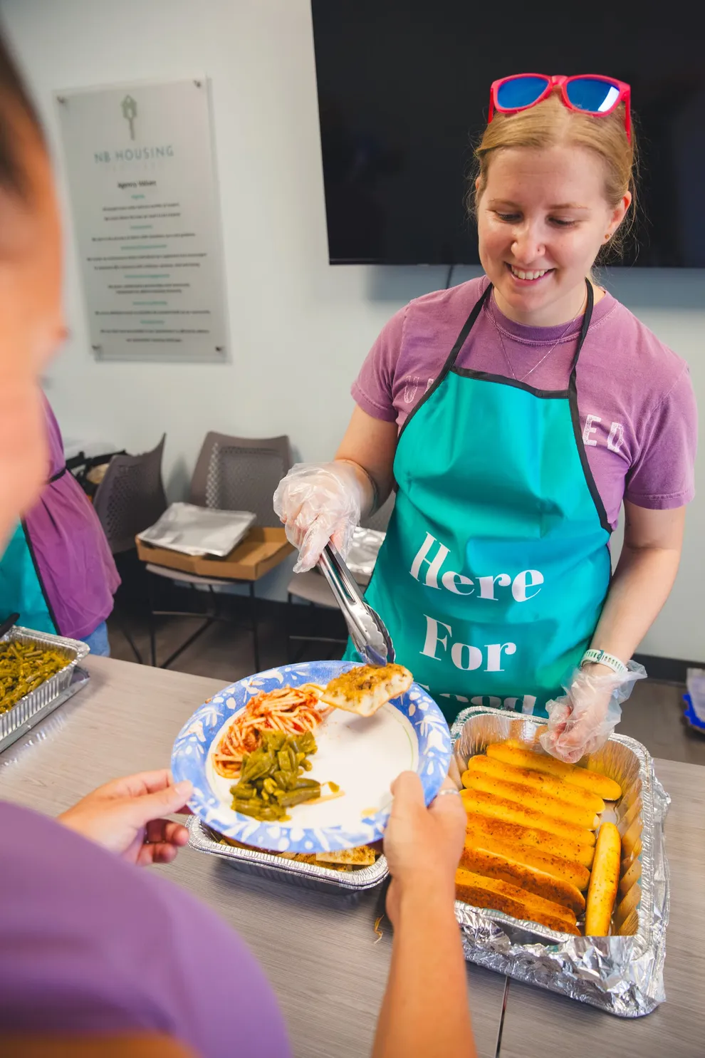 Serving our neighbors at a Here for Good project